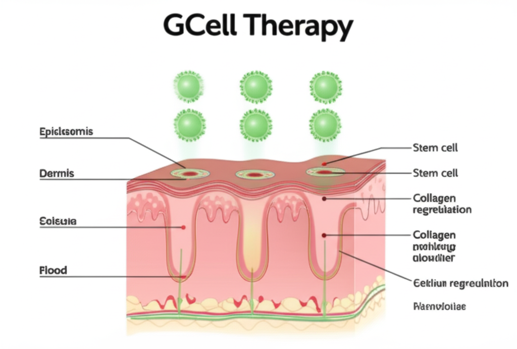 The GCell™ system for advanced stem cell therapy at Mirror Mirror Aesthetics.