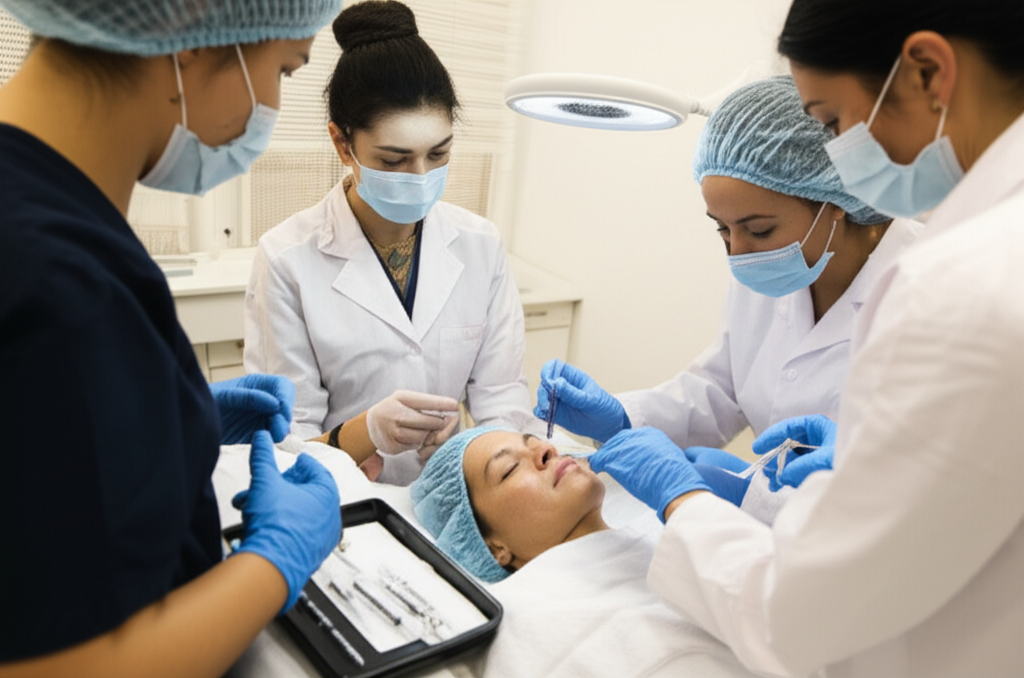 Advanced facial rejuvenation training module.