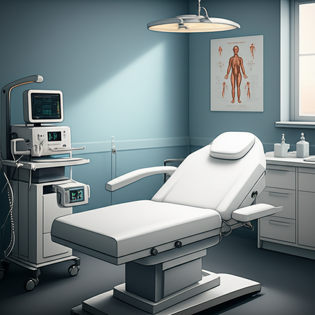 Comfortable treatment room at Mirror Mirror Aesthetics.